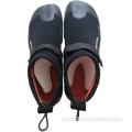 Черные женщины резиновые дождевые водонепроницаемые ботинки